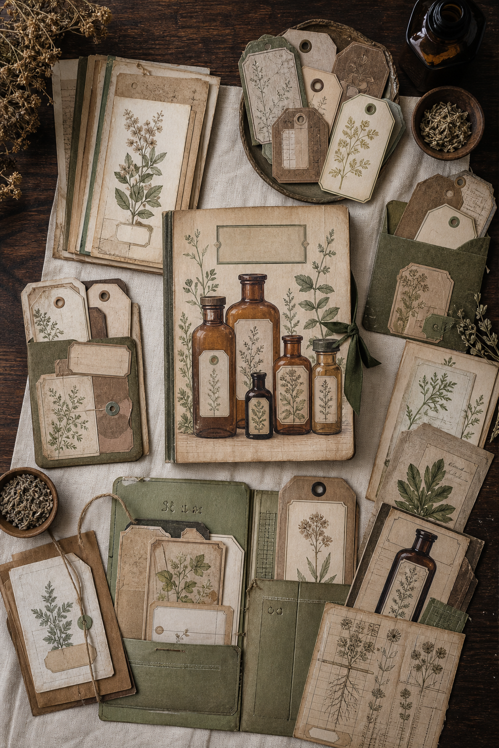 Preview of Apothecary Junk Journal Kit