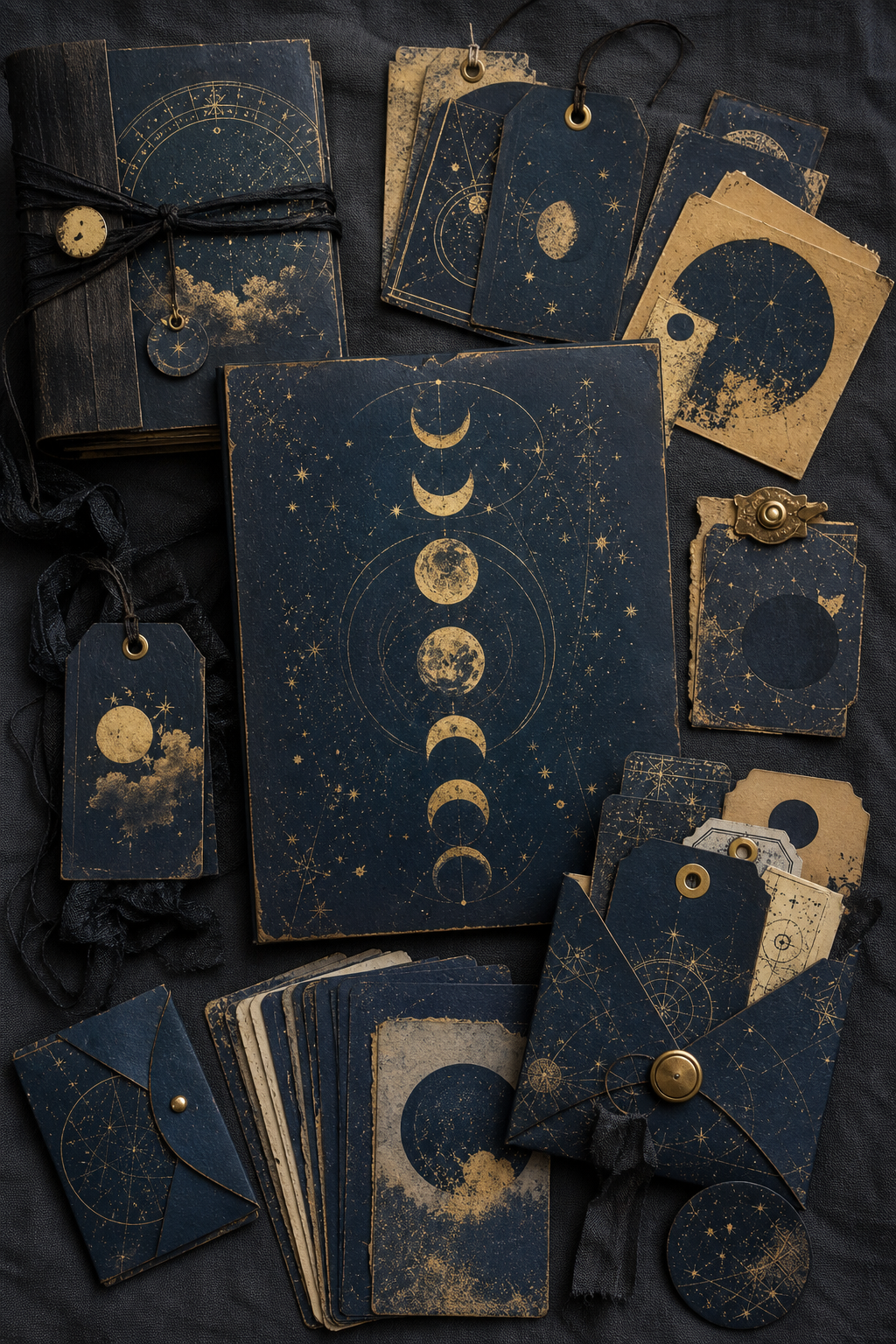 Preview of Celestial Junk Journal Kit