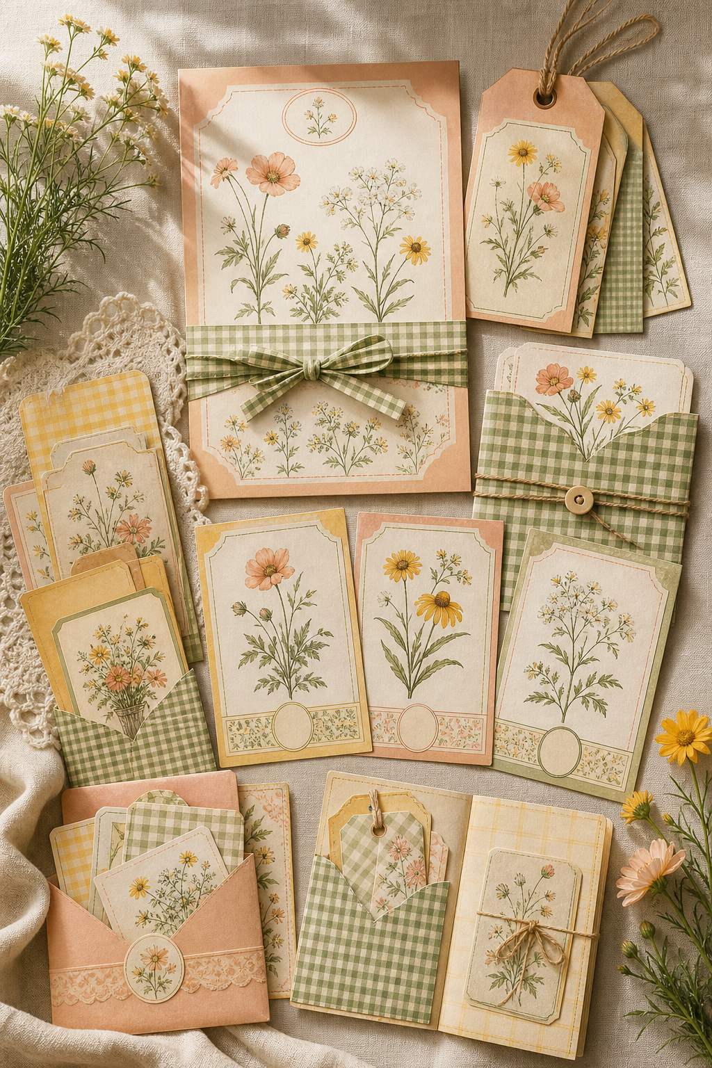 Preview of Cottage Garden Junk Journal Kit