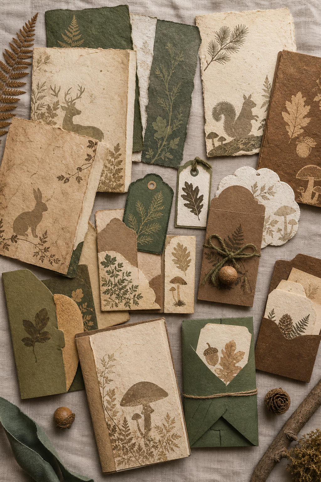 Preview of Woodland Junk Journal Kit