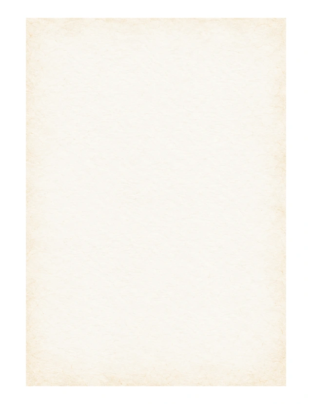 Actual pale warm vintage stationery sheet with a clear center and subtle aged edges: full Letter printable sheet